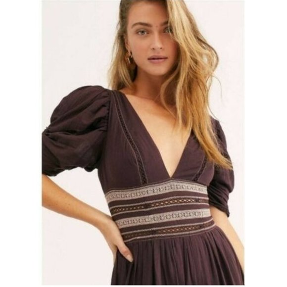 NWT! Free People Delicacy Embroidered Boho Dress - Picture 2 of 5